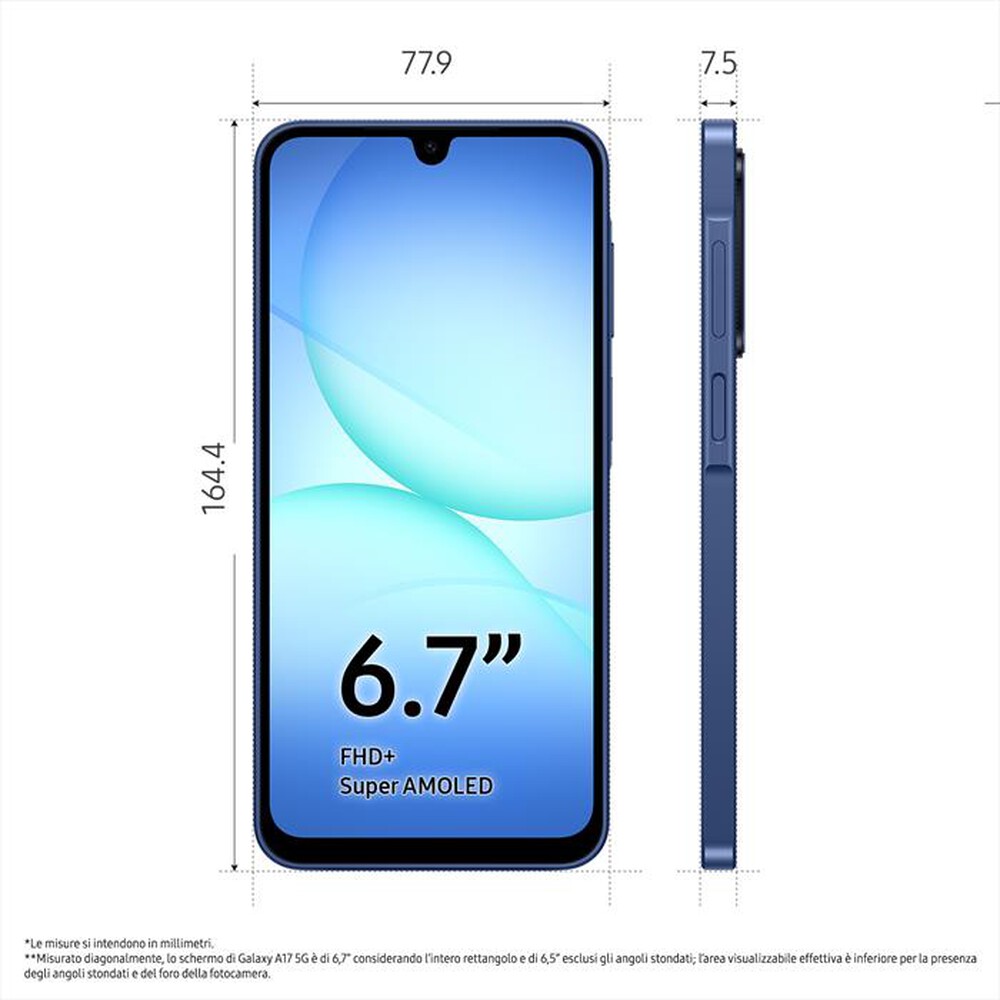 Immagine del prodotto SAMSUNG - Smartphone GALAXY A17 5G-Blue