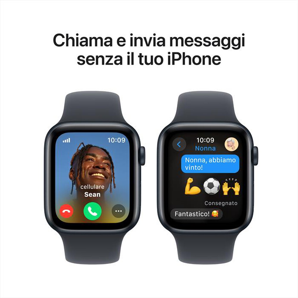 Immagine del prodotto APPLE - Watch SE GPS + Cellular 44mm Cassa Alluminio-Midnight Sport Band Midnight S