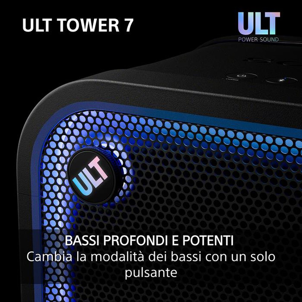 Immagine del prodotto SONY - Party Speaker bluetooth SRSULT700.CEL-Nero