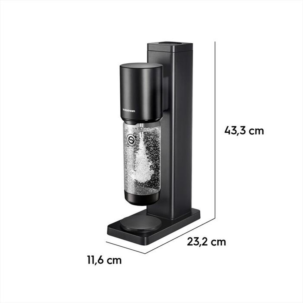 Immagine del prodotto SODASTREAM - Gasatore FRESH CON 2 BOTTIGLIE-NERO