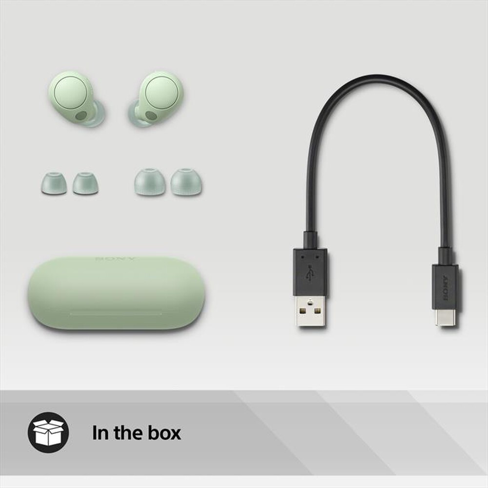 Immagine del prodotto SONY - Auricolari bluetooth WFC700NG.CE7-Verde