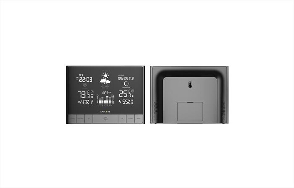 Immagine del prodotto EXPLORE SCIENTIFIC - STAZIONE METEO ORIZZONTALE TOUCH-GREY