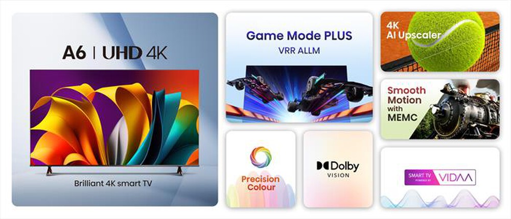 Immagine del prodotto HISENSE - Smart TV LED UHD 4K 85" 85A69N-NERO