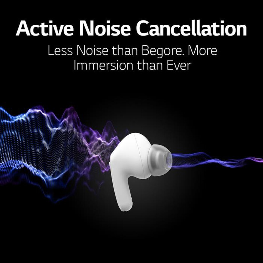 Immagine del prodotto LG - TONE FREE FP9 - CUFFIE TRUE WIRELESS BLUETOOTH-Bianco - Pearl White