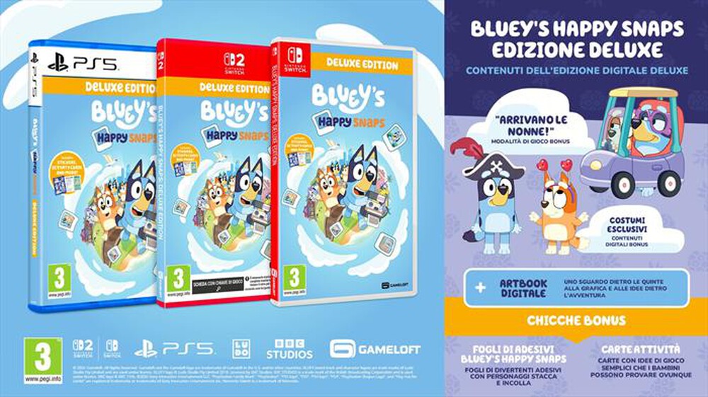 Immagine del prodotto NAMCO - BLUEY'S HAPPY SNAPS DELUXE ED. NSW
