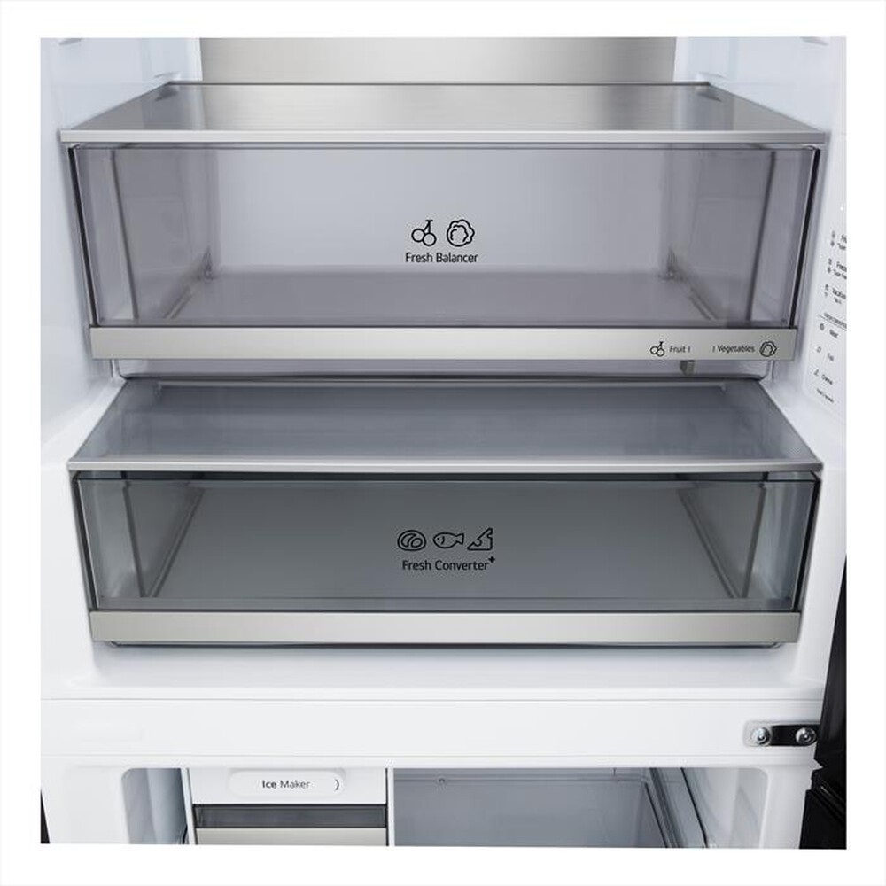 Immagine del prodotto LG - Frigorifero combinato GBBW726CEV Classe C 465lt-Nero