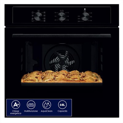 ELECTROLUX - Forno incasso elettrico EOH2H044K Classe A+-Nero