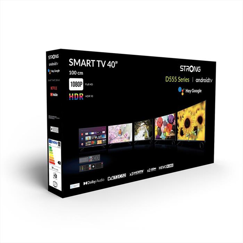 Immagine del prodotto STRONG - Smart TV LED FHD 40" SRT40FD5553-nero