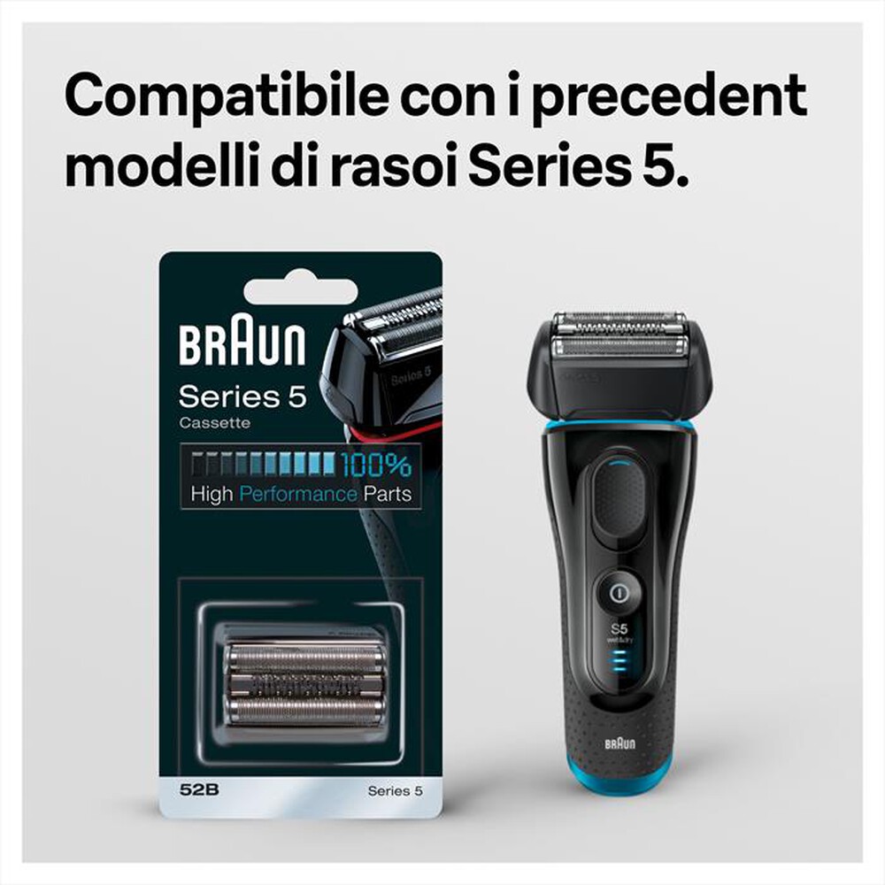Immagine del prodotto BRAUN - SERIES 5 52B TESTINA DI RICAMBIO-Nero