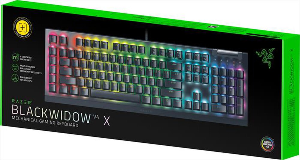 Immagine del prodotto RAZER - Tastiera BLACKWIDOW V4X (YELLOW SWITCH) ITA-Nero