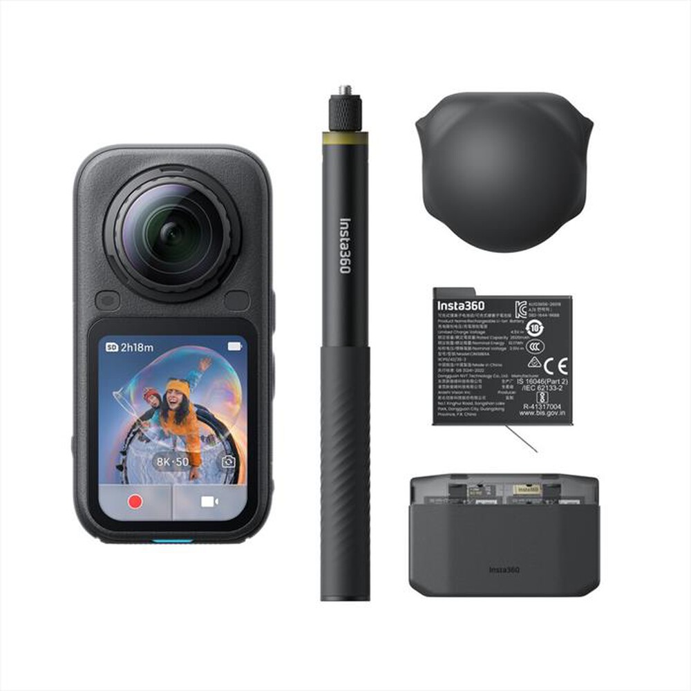 Immagine del prodotto INSTA360 - Videocamera 8K X6 ESSENTIALS BUNDLE-Nero
