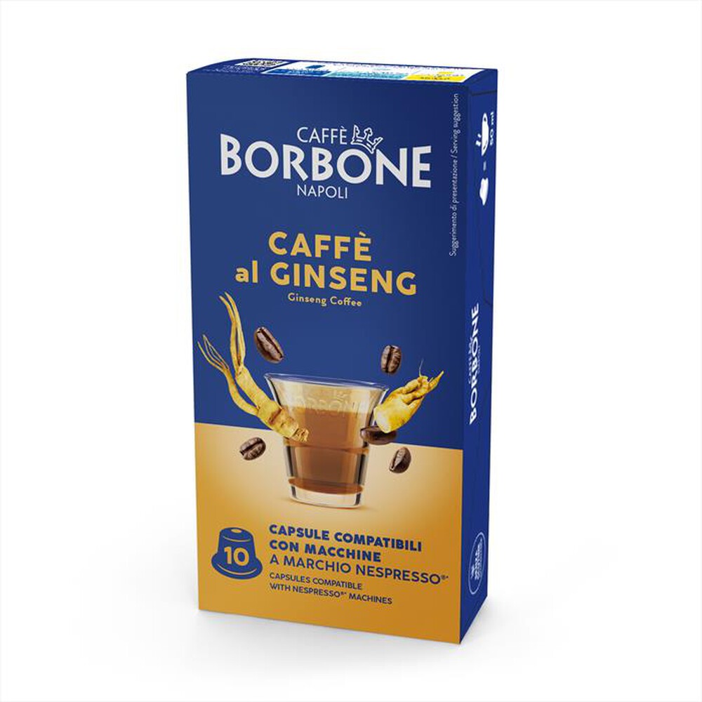 Immagine del prodotto CAFFE BORBONE - CAFFE AL GINSENSEG - Nespresso 10 Caps-Multicolore
