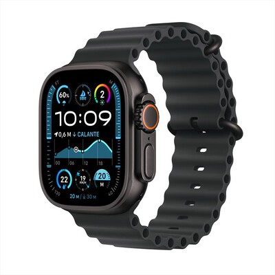 APPLE - Watch Ultra 2 GPS + Cellular 49mm Titanio-Nero - Cinturino Ocean Nero