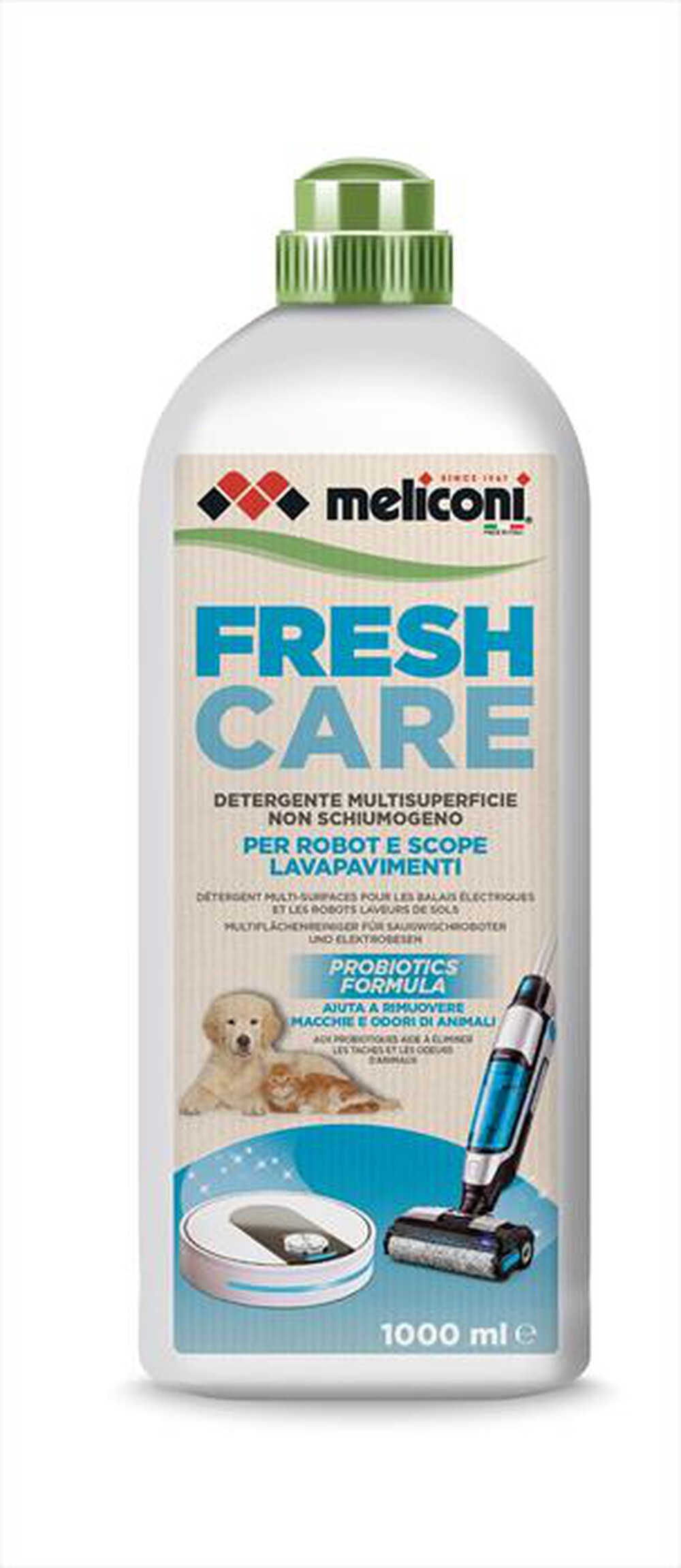 Immagine del prodotto MELICONI - Detergente per scope elettriche e robot FRESH CARE-Bianco