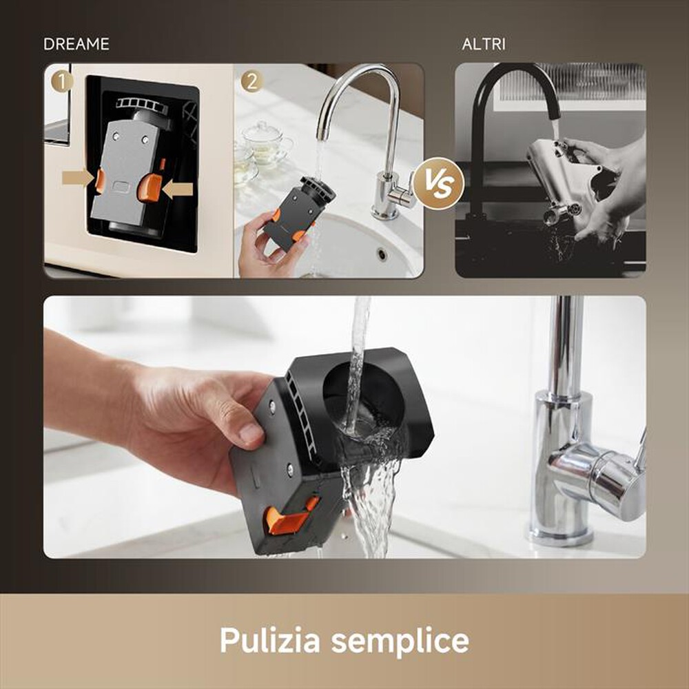 Immagine del prodotto DREAME - Macchina da caff&egrave; automatica ECCELUXE SLIMVIM-Bianco