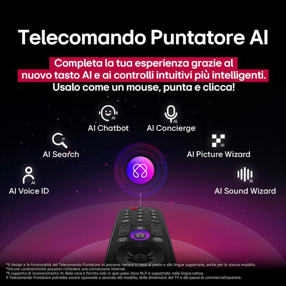 Immagine del prodotto LG - Smart TV MINI LED 4K 43" QNED AI QNED70 43QNED70A6-Nero