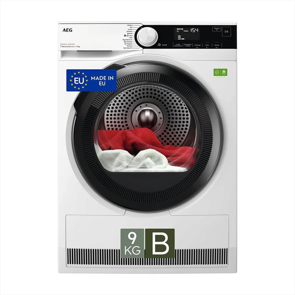Immagine del prodotto AEG - Asciugatrice TR8HD9B 9Kg Classe B-Bianco