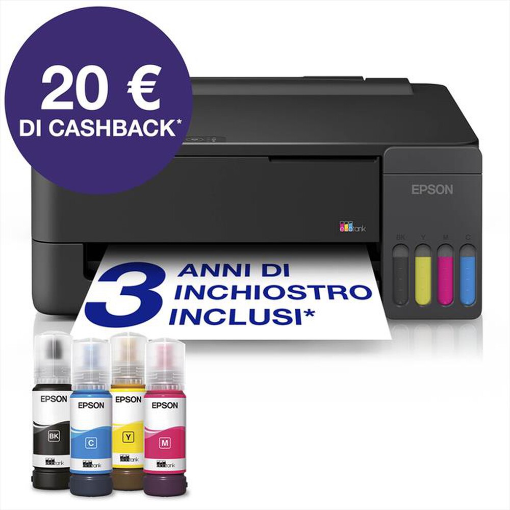 Immagine del prodotto EPSON - Stampante A4 Wi-Fi ECOTANK ET-1910-Nero