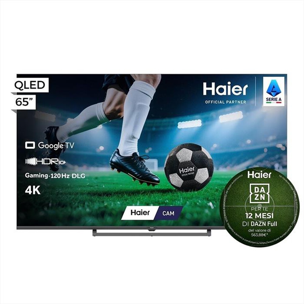 Immagine del prodotto HAIER - Smart TV QLED UHD 4K 65" H65S80GUX-Nero
