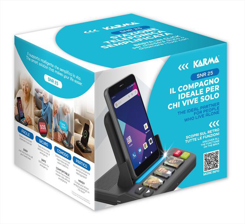 Immagine del prodotto KARMA - Stazione semplificata per smartphone SNR 25-Nero