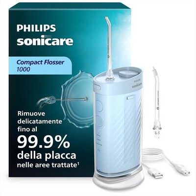 PHILIPS - SONICARE IDROPULSORE HX3333/24-Light Blue