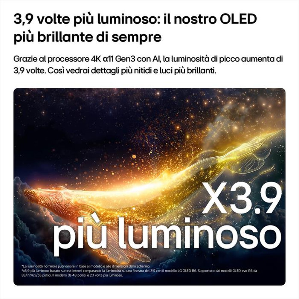 Immagine del prodotto LG - Smart TV OLED EVO AI 4K 65" G6S OLED65G66LS-Dark Satin Silver