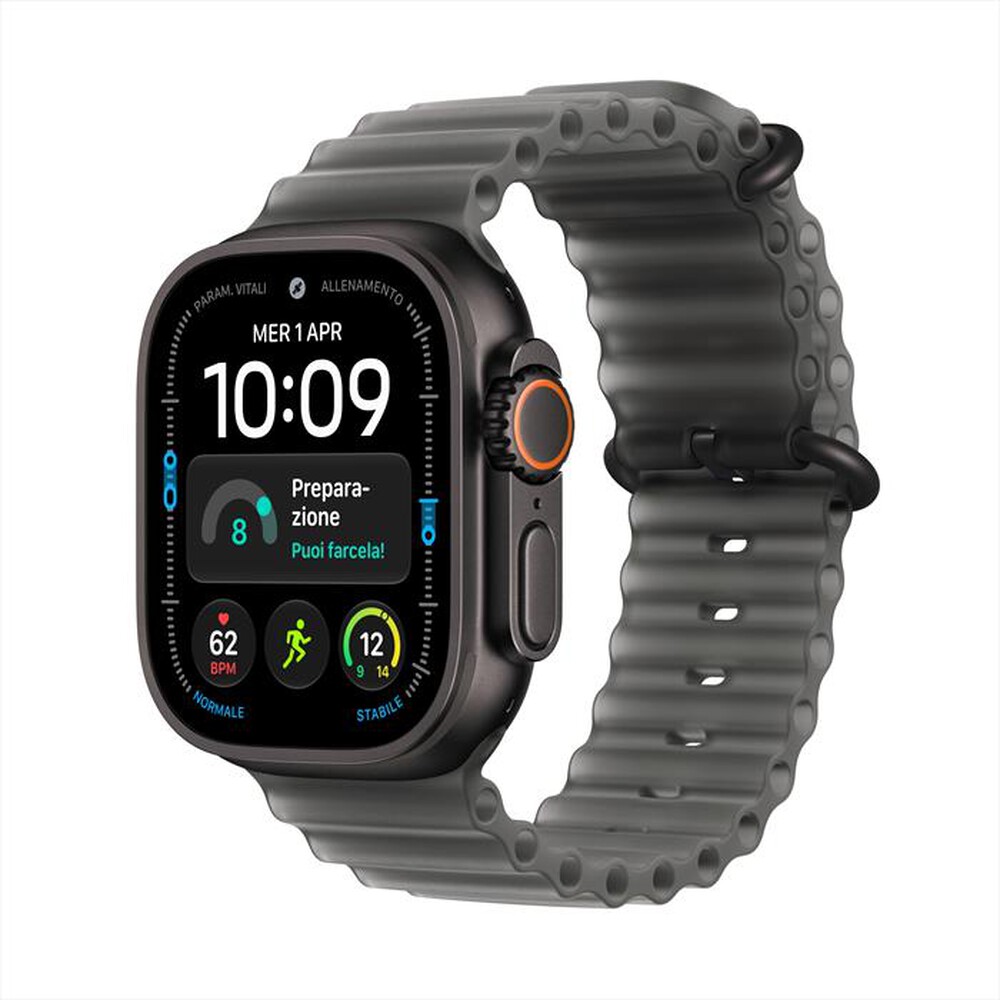Immagine del prodotto APPLE - Watch Ultra 4 GPS + Cellular 49mm Titanio-Ocean Band Nero traslucido