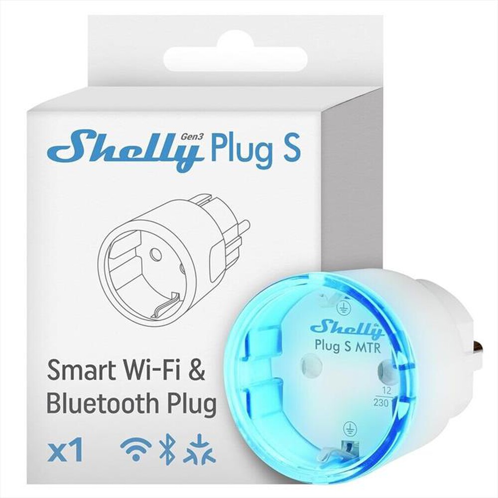 Immagine del prodotto SHELLY - Presa Intelligente Wi-Fi (Tipo F)-Bianco