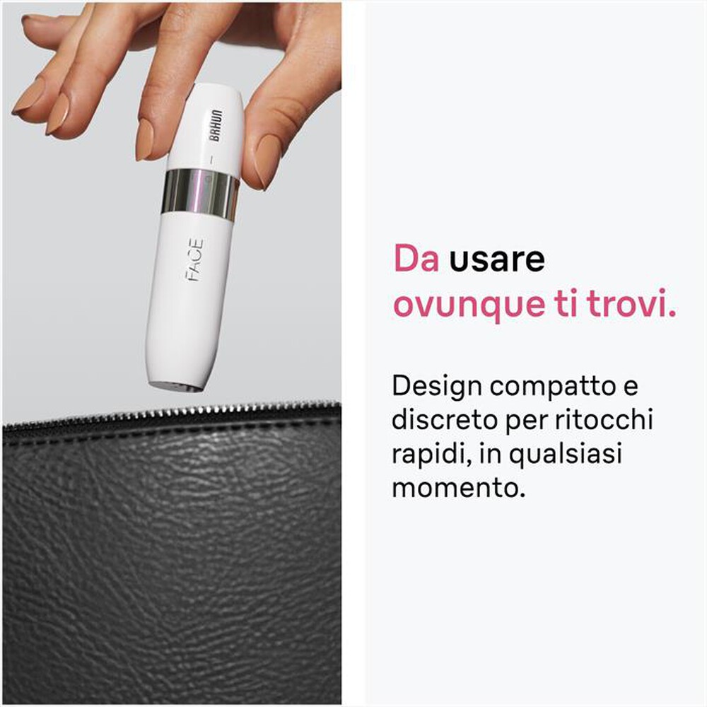 Immagine del prodotto BRAUN - Mini depilatore viso FACE FS1000-Bianco