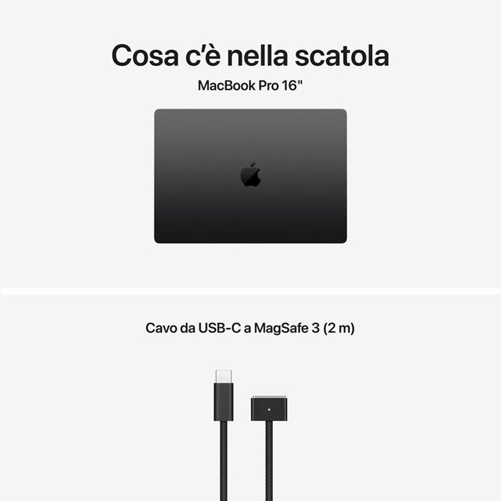 Immagine del prodotto APPLE - MacBook Pro 16" M5 Max Core 18 CPU 40 GPU 48GB 2TB-Nero siderale
