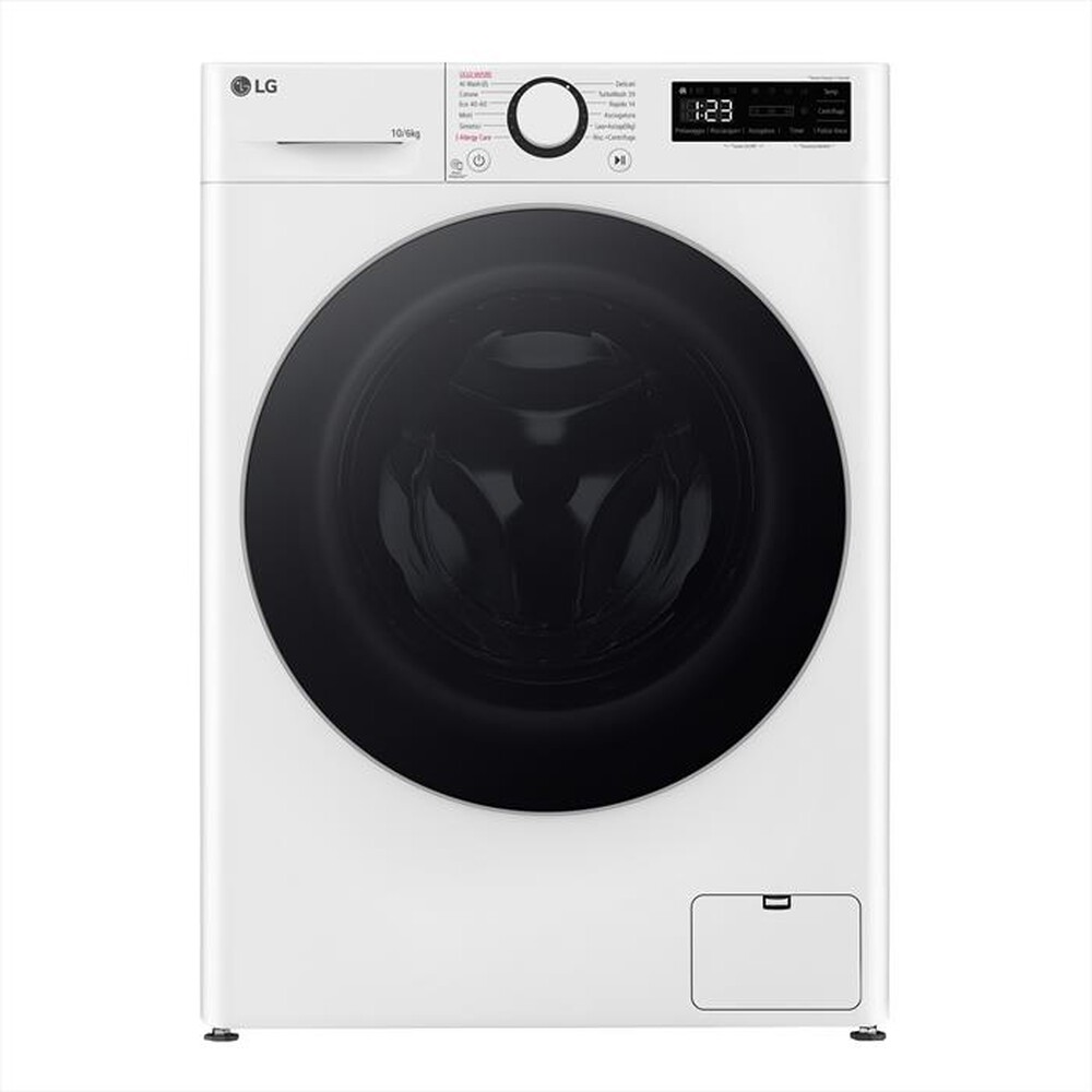 LG - Lavasciuga D4R5010TSWS 10/6 Kg Classe A-Bianco