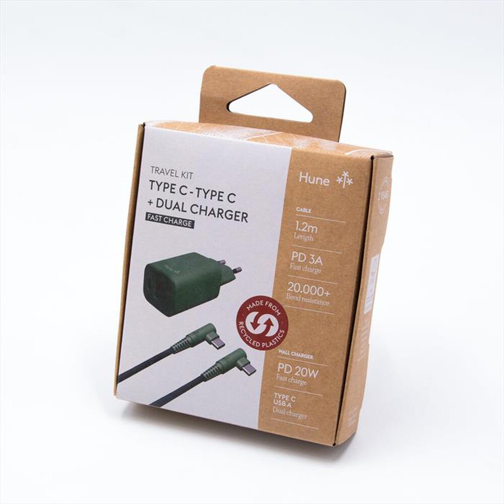 Immagine del prodotto HUNE - Caricatore Fast Charge NOMADE-20CC-Verde Foresta