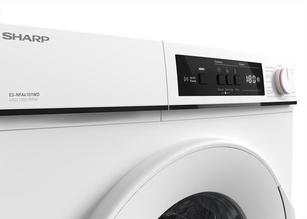 Immagine del prodotto SHARP - Lavatrice ES-NFA4101WD 4 Kg Classe D-Bianco