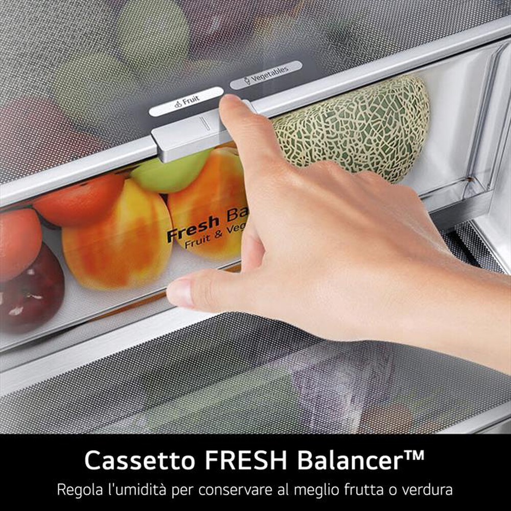 Immagine del prodotto LG - Frigorifero combinato GBBS726AEV Classe A 375lt-Nero