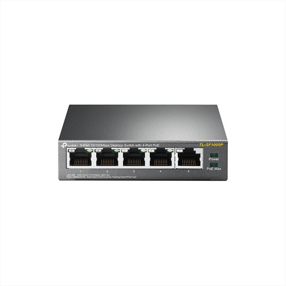 Immagine del prodotto TP-LINK - SWITCH DESKTOP 10/100MBIT 5 PORTE, 4 PORTE POE