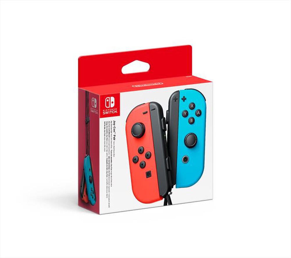 Immagine del prodotto NINTENDO - Coppia di Joy-Con Rosso Neon/Blu Neon-Rosso Neon/Blu Neon