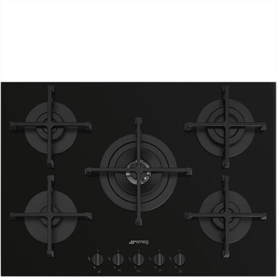 SMEG - Piano cottura a gas PV275B 72 cm-Nero