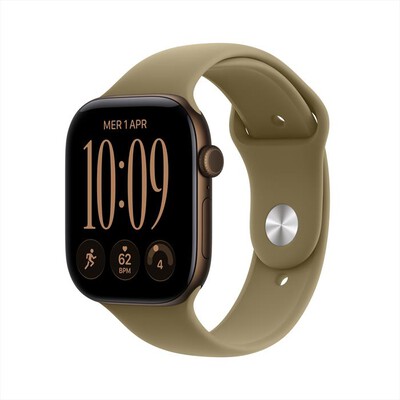 APPLE - Watch Series 12 GPS+Cellular 46mm Alluminio Bronzo-Sport Band Oliva - S/M