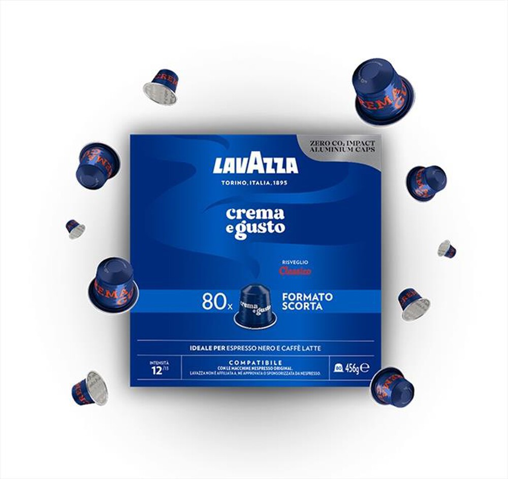Immagine del prodotto LAVAZZA - CREMA E GUSTO - Nespresso 80 Caps-Blu