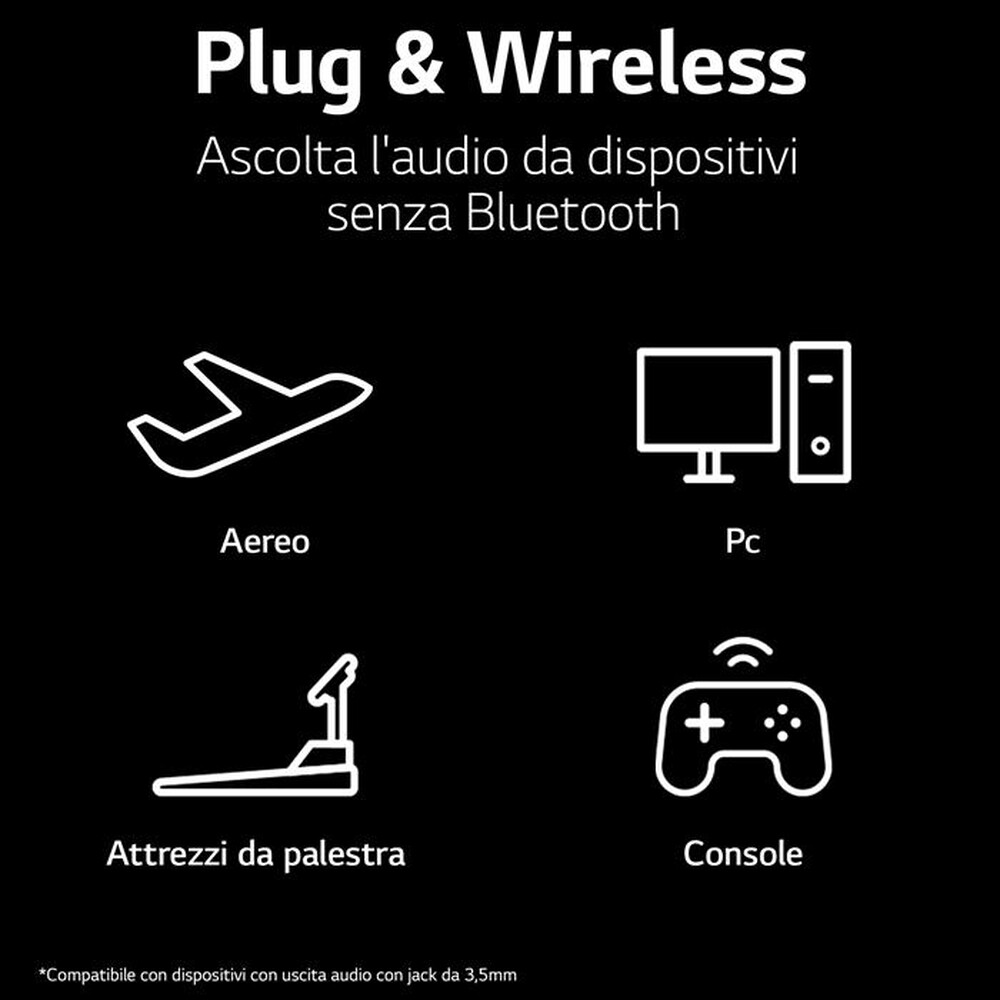 Immagine del prodotto LG - TONE FREE FP9 - CUFFIE TRUE WIRELESS BLUETOOTH-Bianco - Pearl White