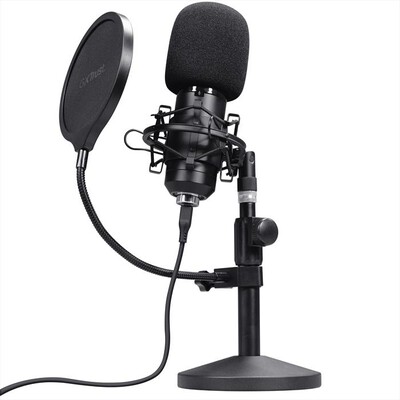 TRUST - Microfono con supporto da tavolo GXT269 EMITA II-Black