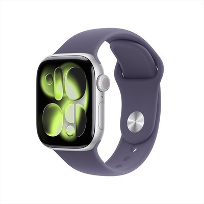 APPLE - Watch Series 11 GPS + Cellular 42mm Alluminio-Argento - Sport Band Viola S/M