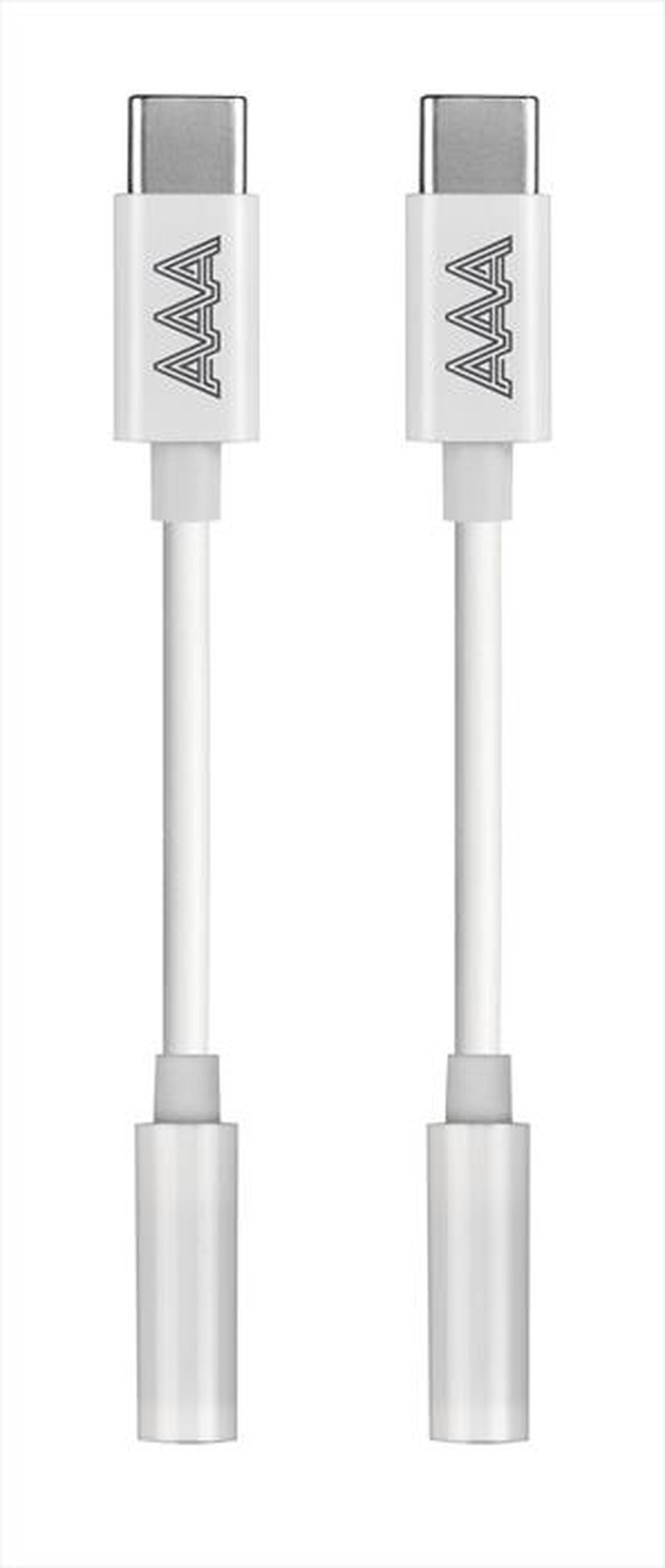 Immagine del prodotto AAAMAZE - ADATTATORE 3,5MM A USB-C (2X)-Bianco