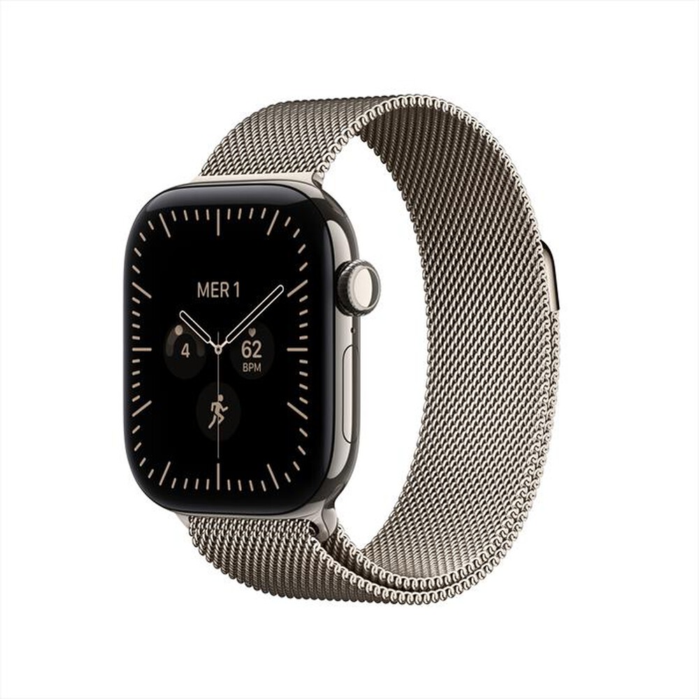 Immagine del prodotto APPLE - Watch Series 12 GPS + Cellular 42mm Titanio-Loop milanese Naturale