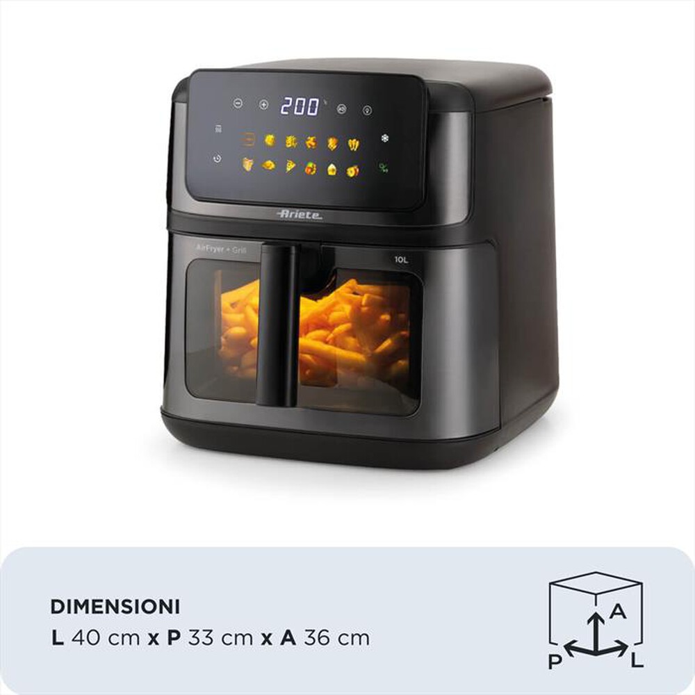 Immagine del prodotto ARIETE - 4642 FRIGGITRICE AD ARIA 10L DIGITAL-Nero