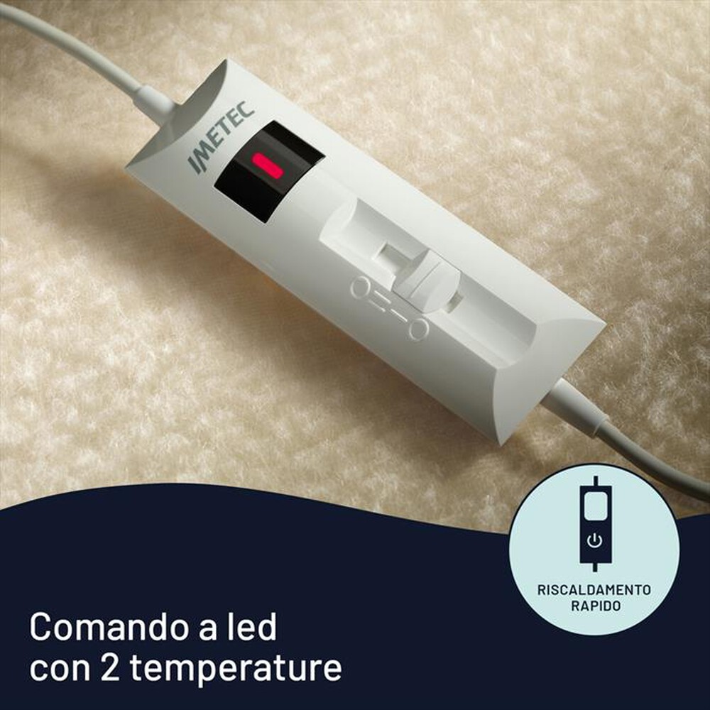Immagine del prodotto IMETEC - COMFORT 2T 50% LANA E MERINO 150X80-bianco