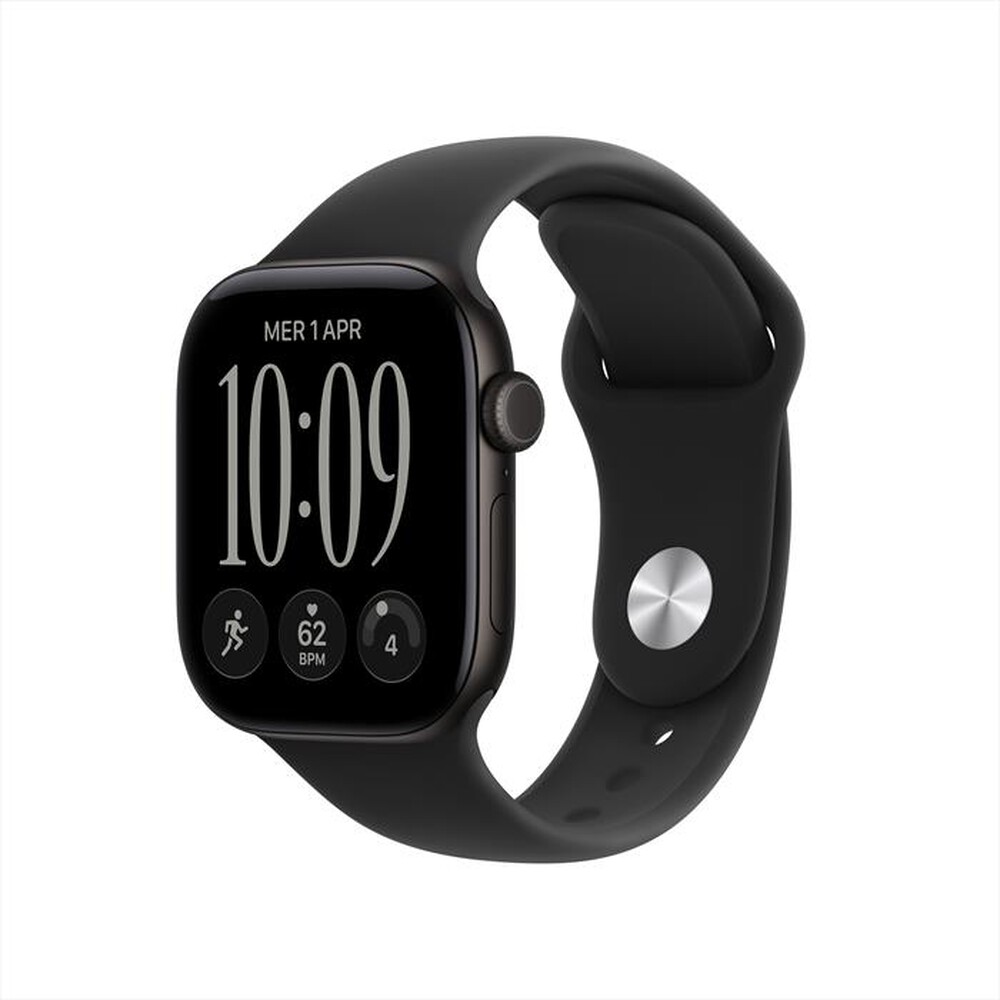 Immagine del prodotto APPLE - Watch Series 12 GPS 42mm Alluminio Nero-Sport Band Nero - S/M