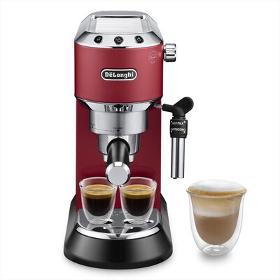 DE LONGHI - DEDICA EC685.R MACCHINA DA CAFF&Egrave; MANUALE-Rosso