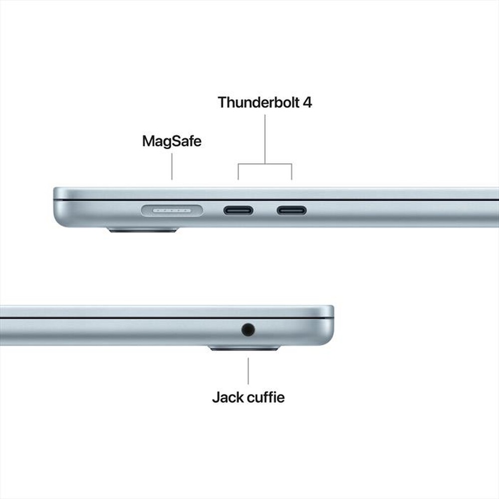 Immagine del prodotto APPLE - MacBook Air 15" M5 Core 10 CPU 10 GPU 16GB 1TB SSD-Celeste