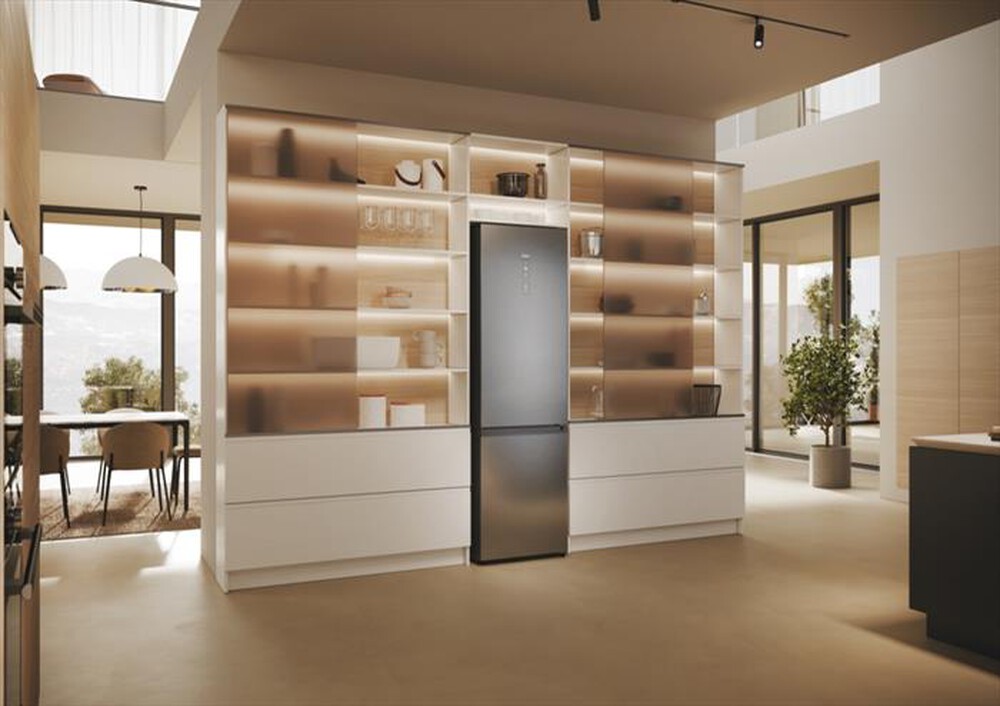 Immagine del prodotto HAIER - Frigorifero combinato HDPW5620BNPK Classe B 409 lt-Acciaio inox